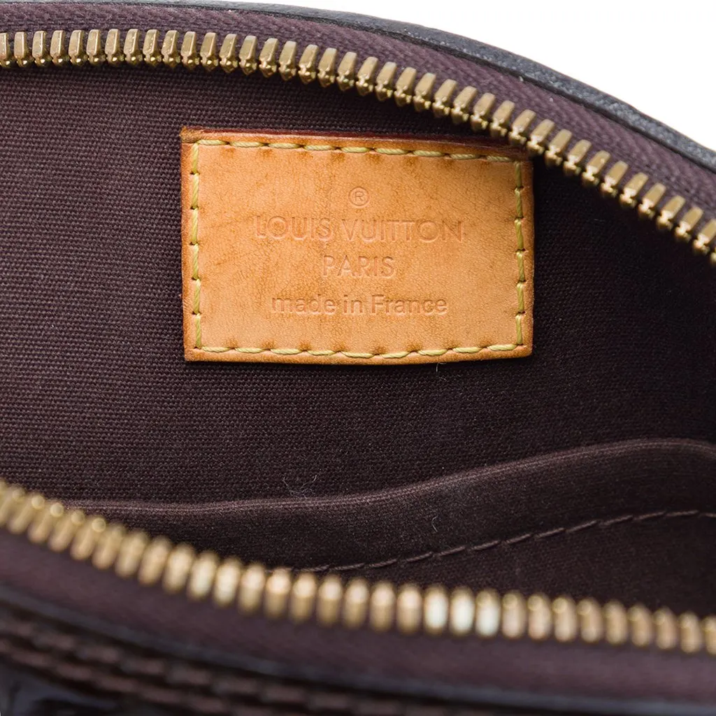 Louis Vuitton Monogram Vernis Alma BB Purple Leather Very good - Box View