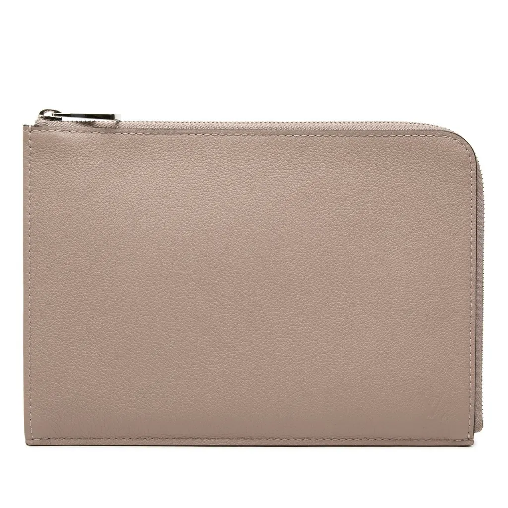 Louis Vuitton Taurillon Pochette Jour PM Pink Leather Very good - Front View