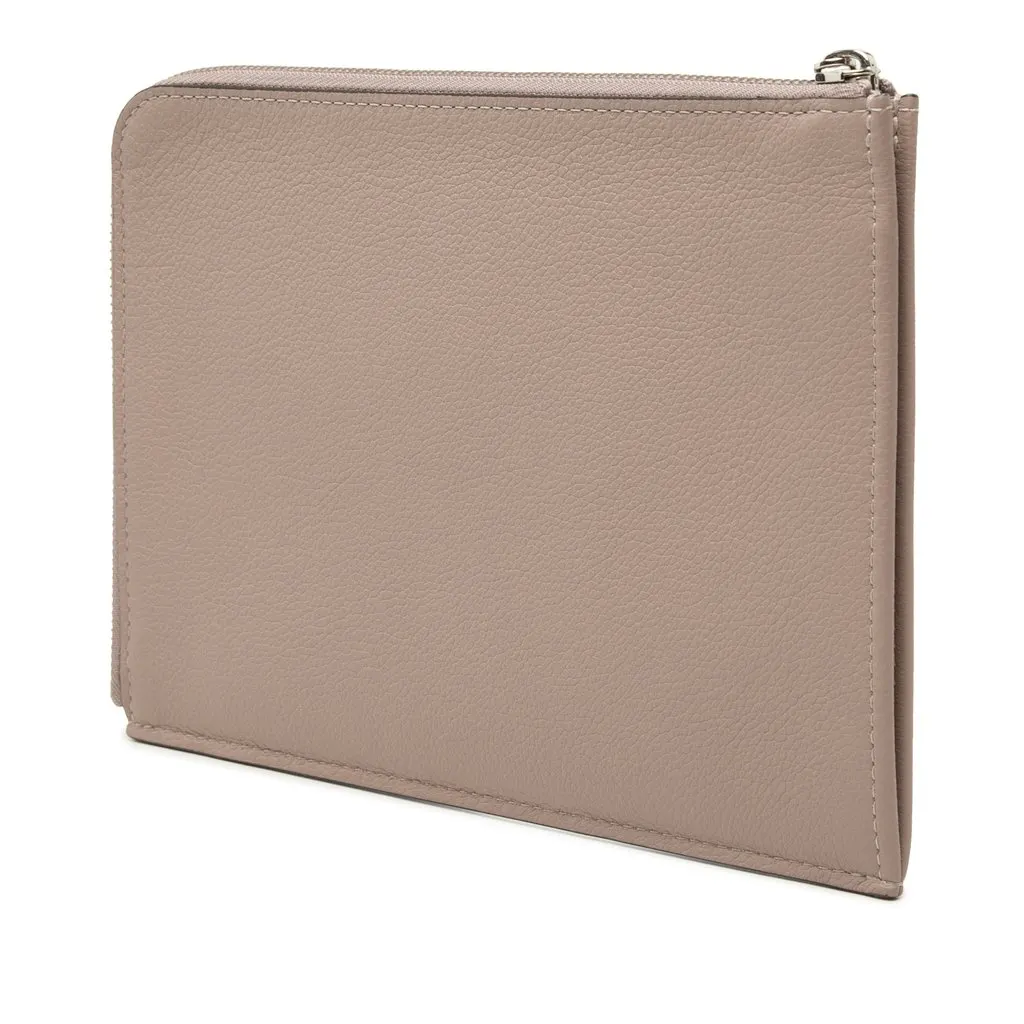 Louis Vuitton Taurillon Pochette Jour PM Pink Leather Very good - Back View