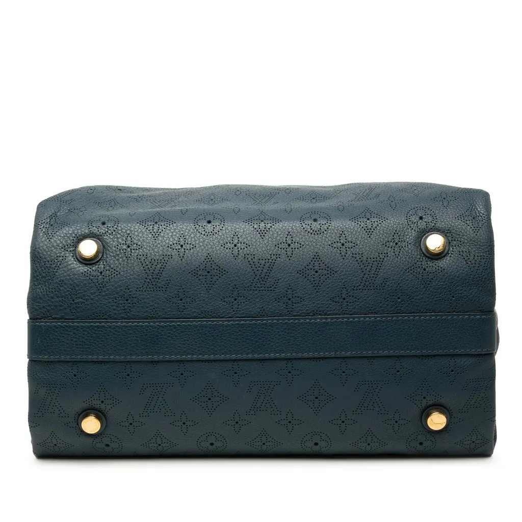 Louis Vuitton Monogram Mahina Cirrus MM Blue Leather Very good - Inside View