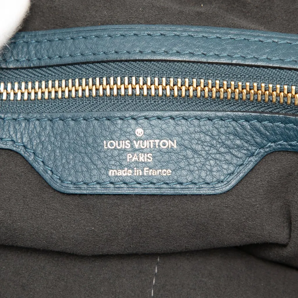 Louis Vuitton Monogram Mahina Cirrus MM Blue Leather Very good - Box View