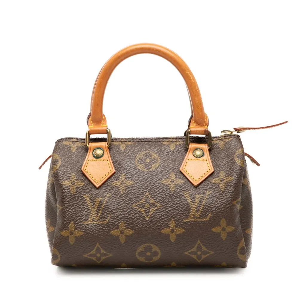 Louis Vuitton Monogram Mini Speedy HL Brown Very good - Front View