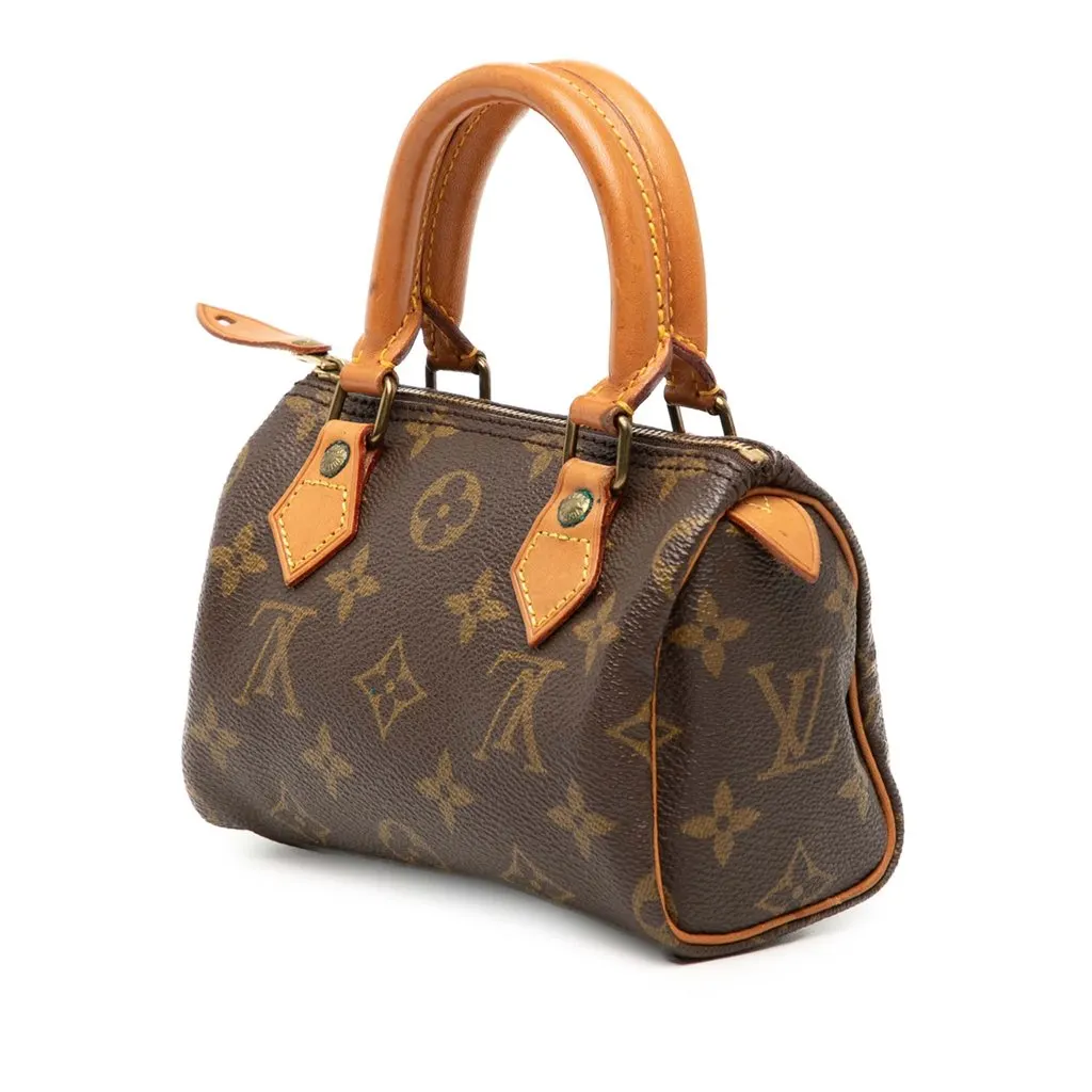 Louis Vuitton Monogram Mini Speedy HL Brown Very good - Back View