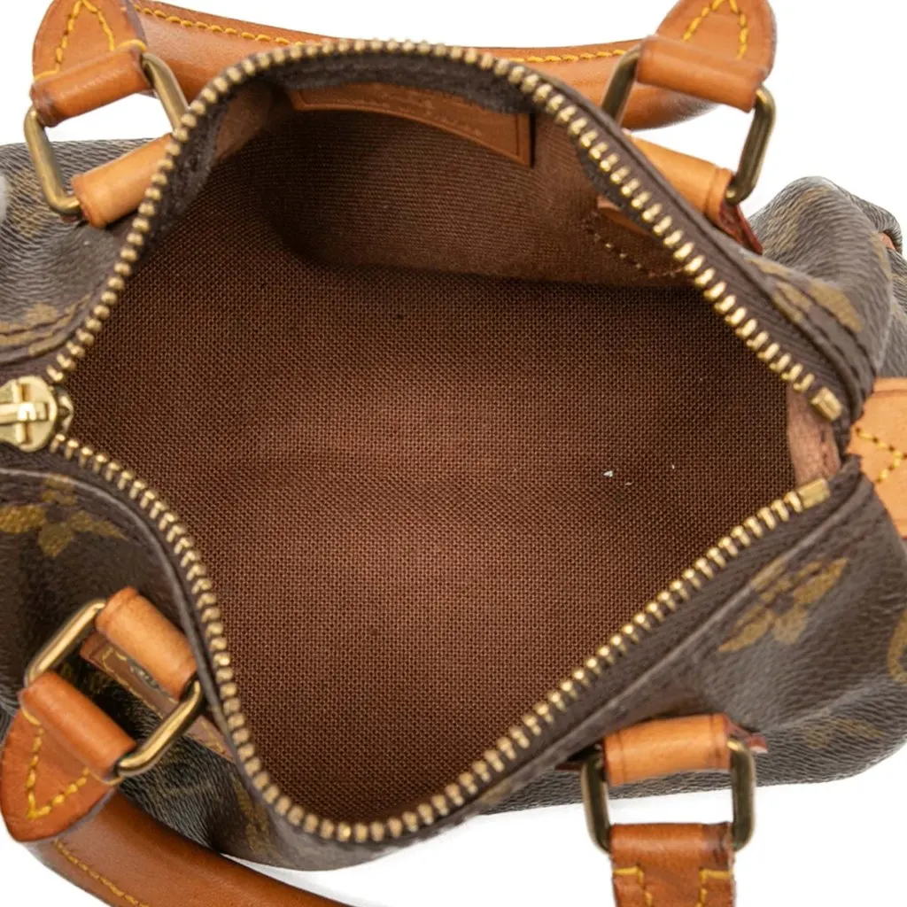 Louis Vuitton Monogram Mini Speedy HL Brown Very good - Model View