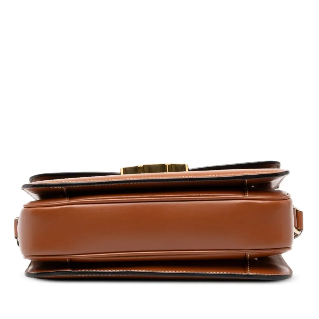 Celine Classique Triomphe Coated Canvas and Calfskin Triomphe Crossbody Brown Canvas Very good - Inside View