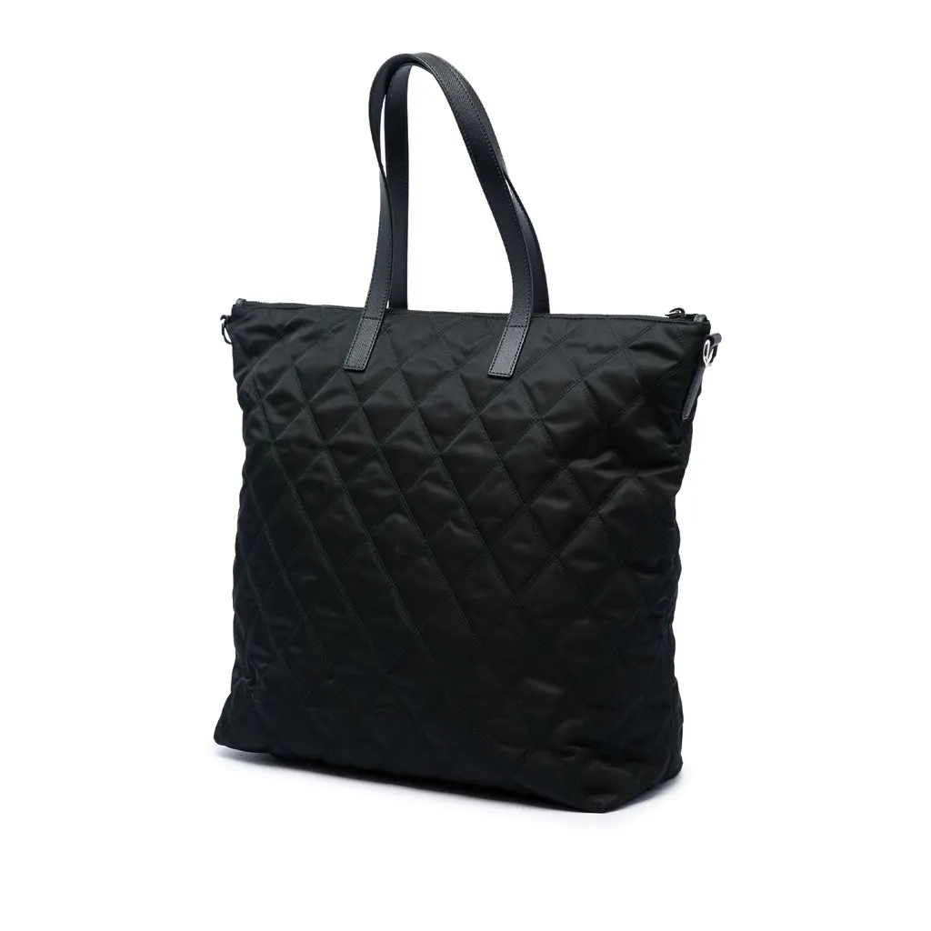 Prada Impuntu Tessuto Satchel Black Very good - Back View