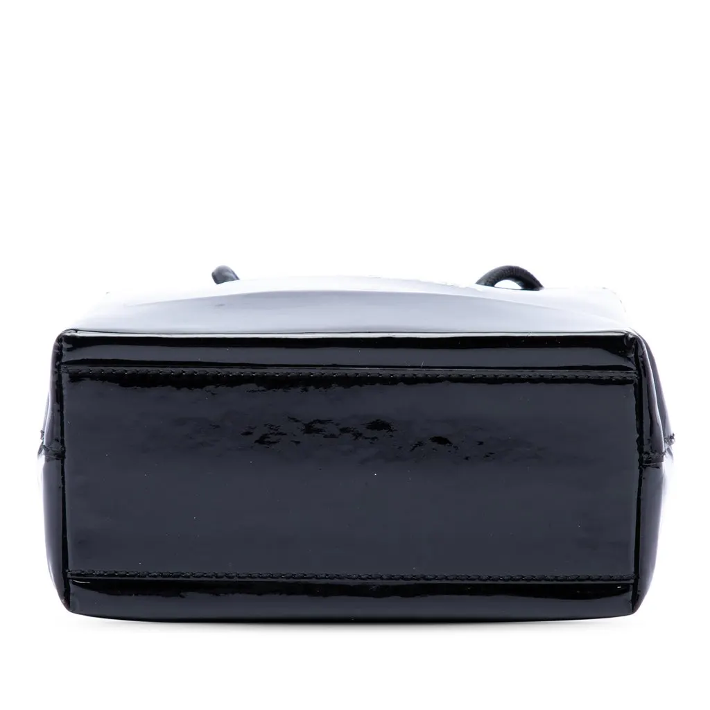 Balenciaga Patent Logo Shopping Tote XXS Black Leather Very good - Inside View