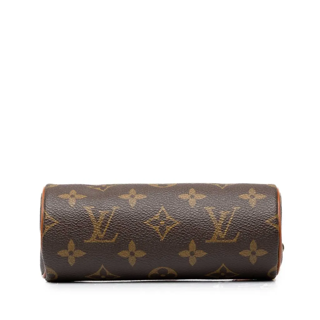 Louis Vuitton Monogram Papillon Pochette Brown Canvas Very good - Inside View