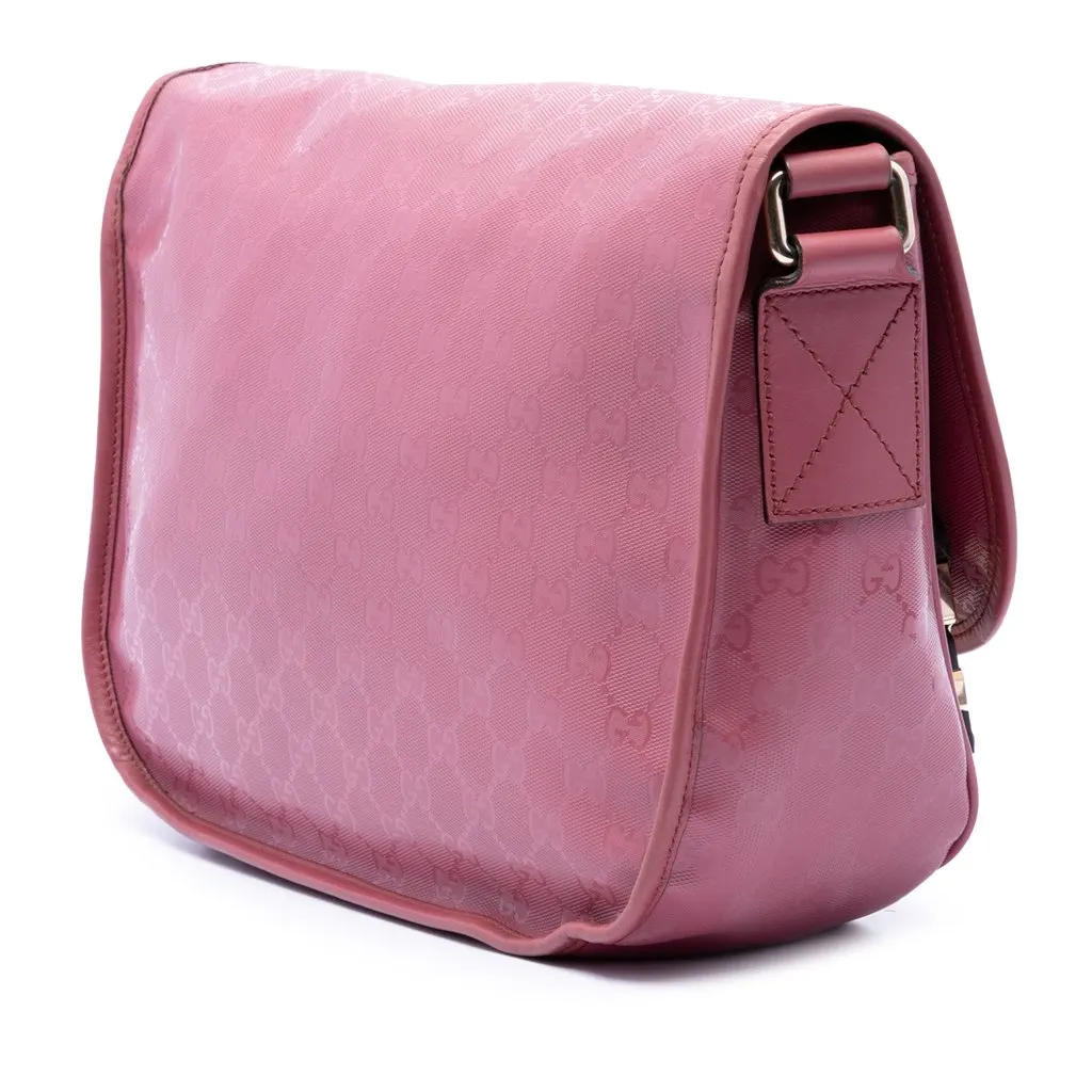 Gucci GG Imprime Crossbody Pink Very good - Back View