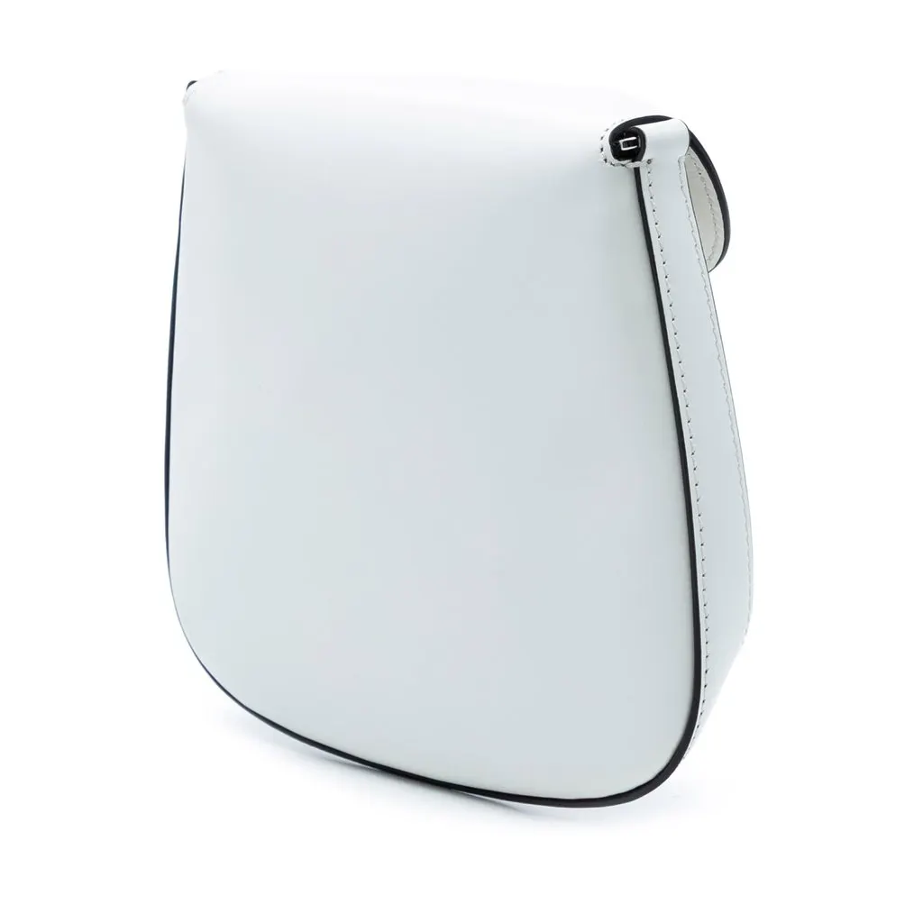 Prada Mini Brushed Leather Cleo Bag White Leather Very good - Back View