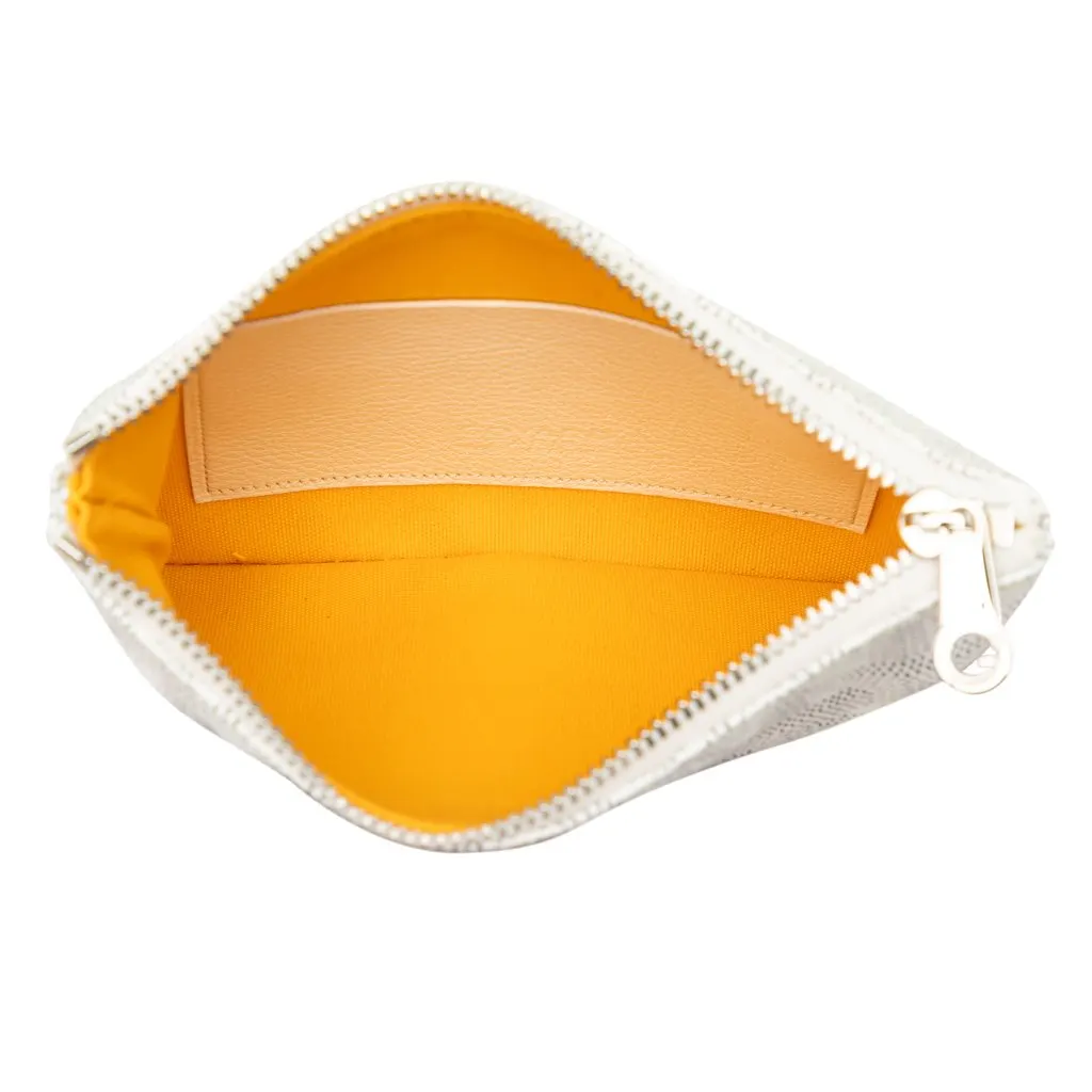 Goyard Goyardine Senat PM White Canvas Very good - Model View