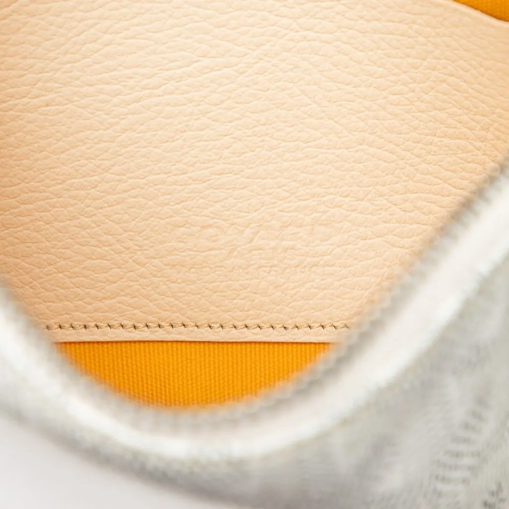 Goyard Goyardine Senat PM White Canvas Very good - Box View