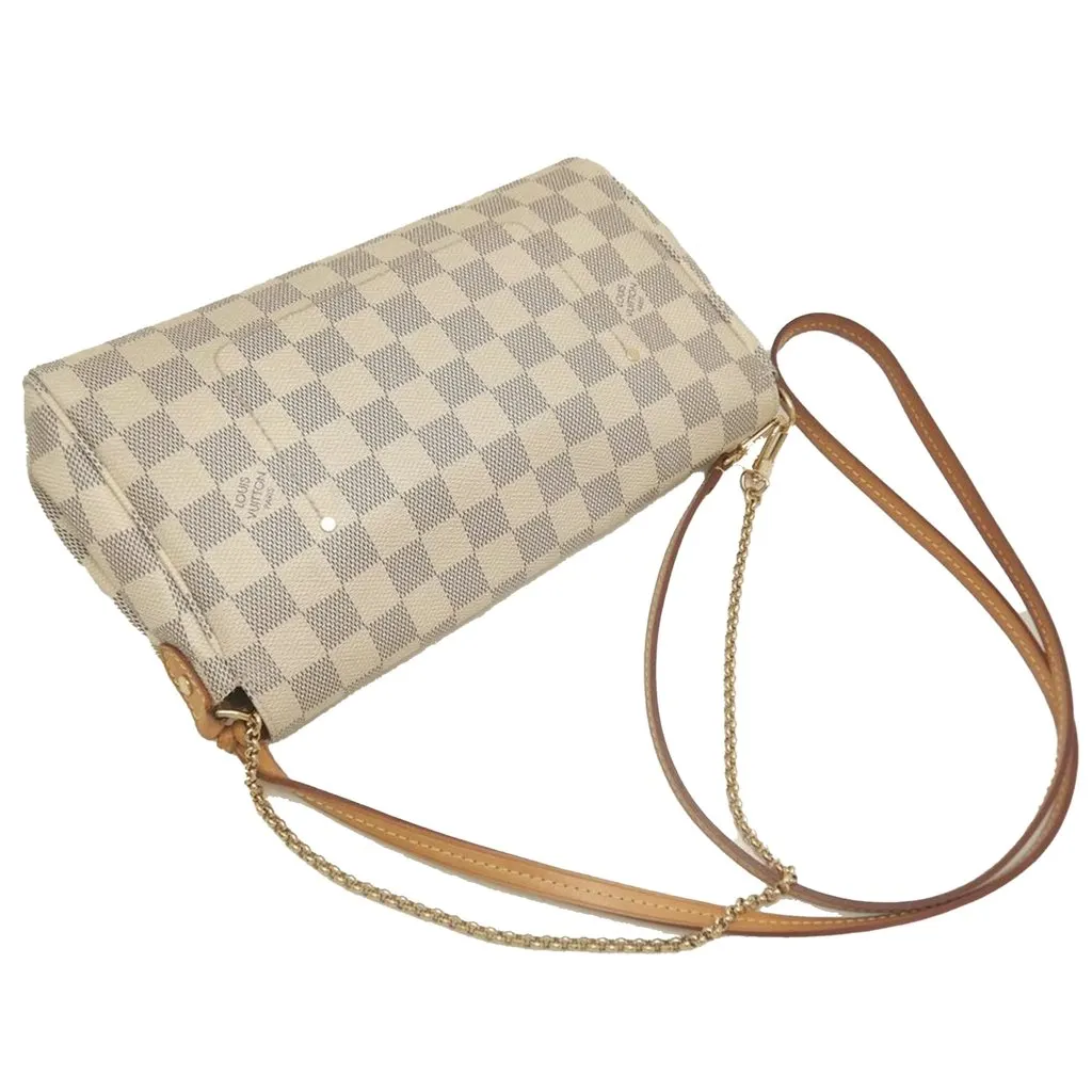 Louis Vuitton Damier Azur Favorite MM White Very good - Inside View
