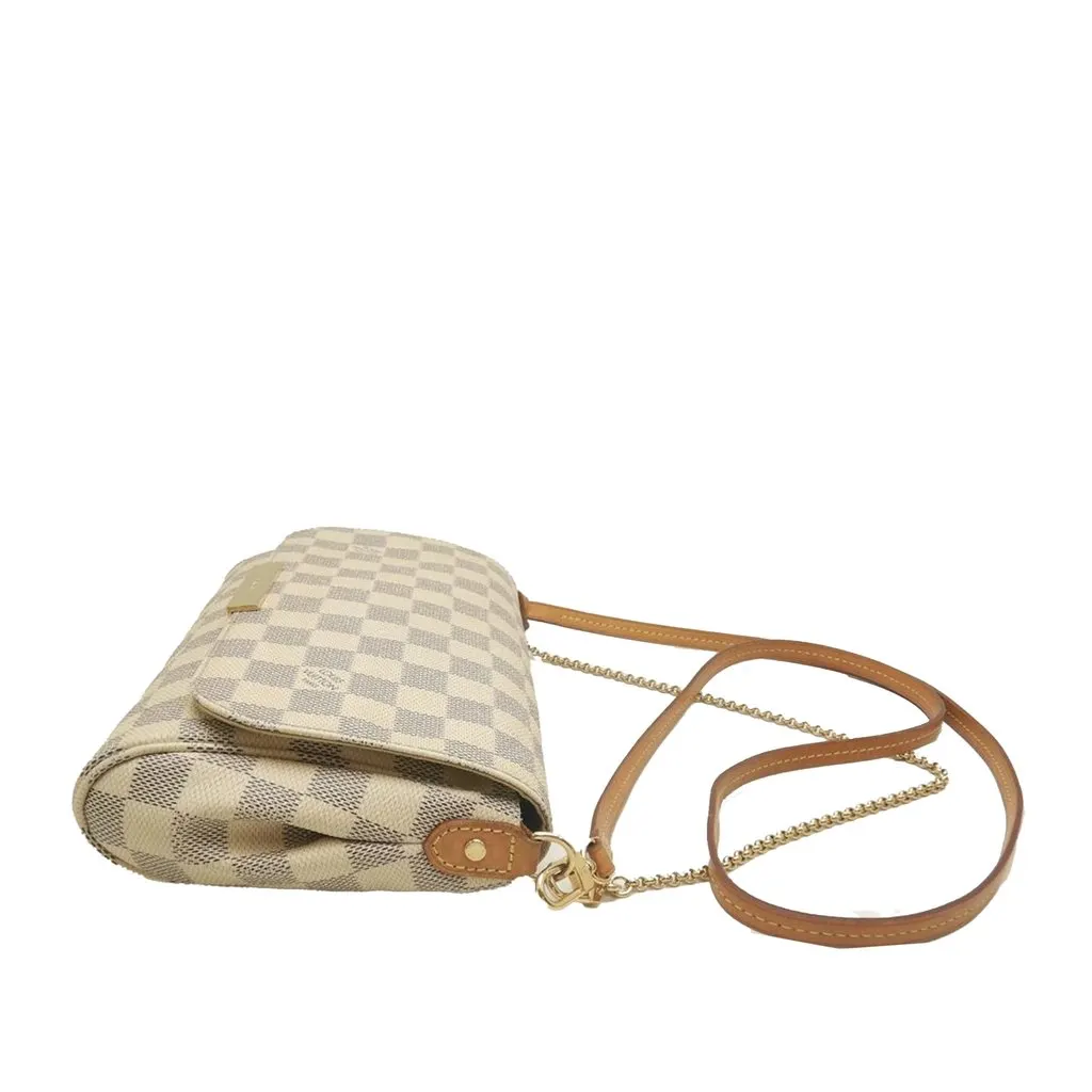 Louis Vuitton Damier Azur Favorite MM White Very good - Model View