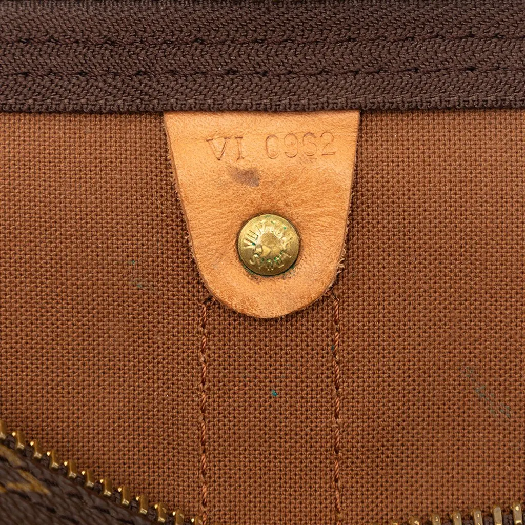 Louis Vuitton Monogram Keepall Bandouliere 50 Brown Very good - Box View