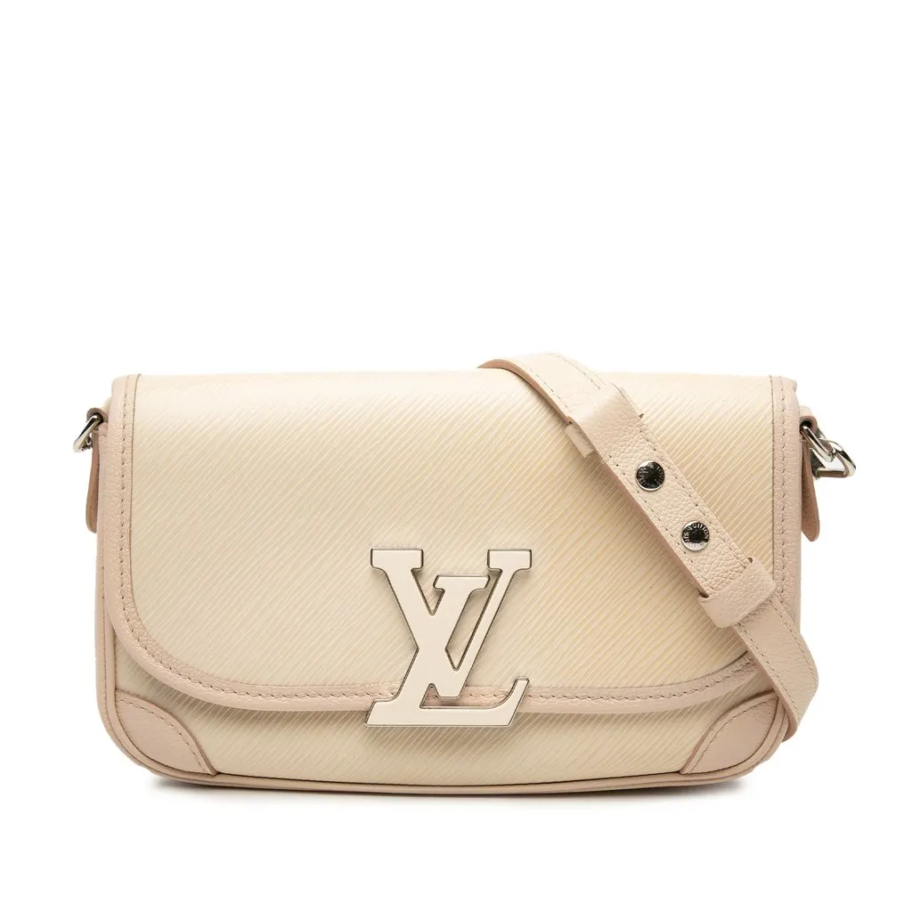 Louis Vuitton Epi Buci White Leather Very good - Front View