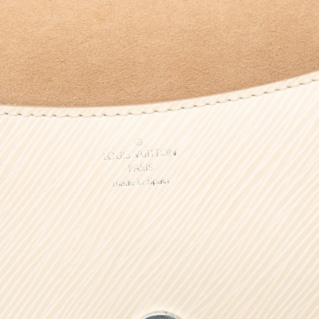 Louis Vuitton Epi Buci White Leather Very good - Box View