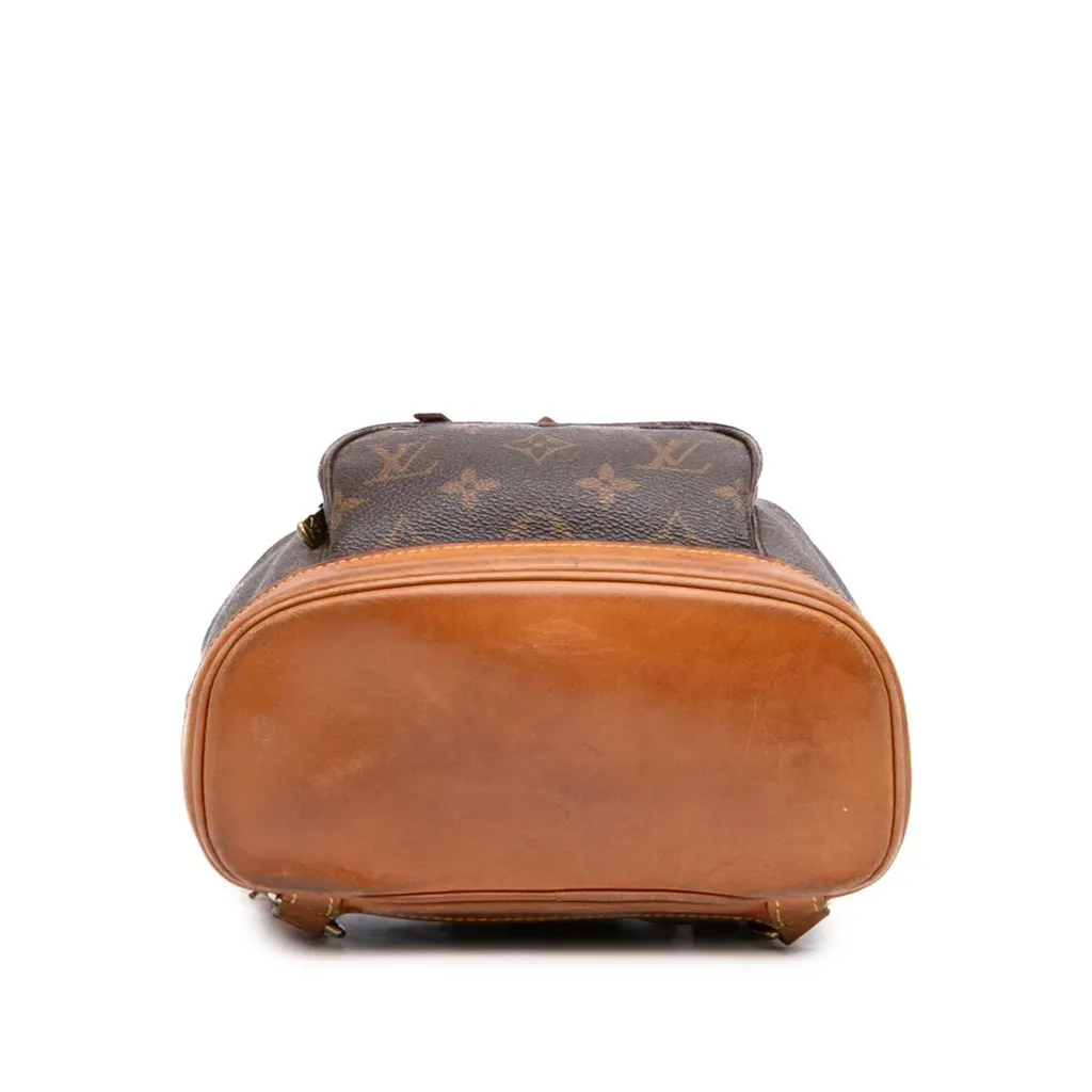Louis Vuitton Monogram Montsouris MM Brown Canvas Good - Inside View