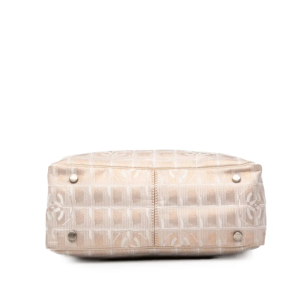 Chanel New Travel Line Nylon Tote Beige Polyamide Very good - Inside View