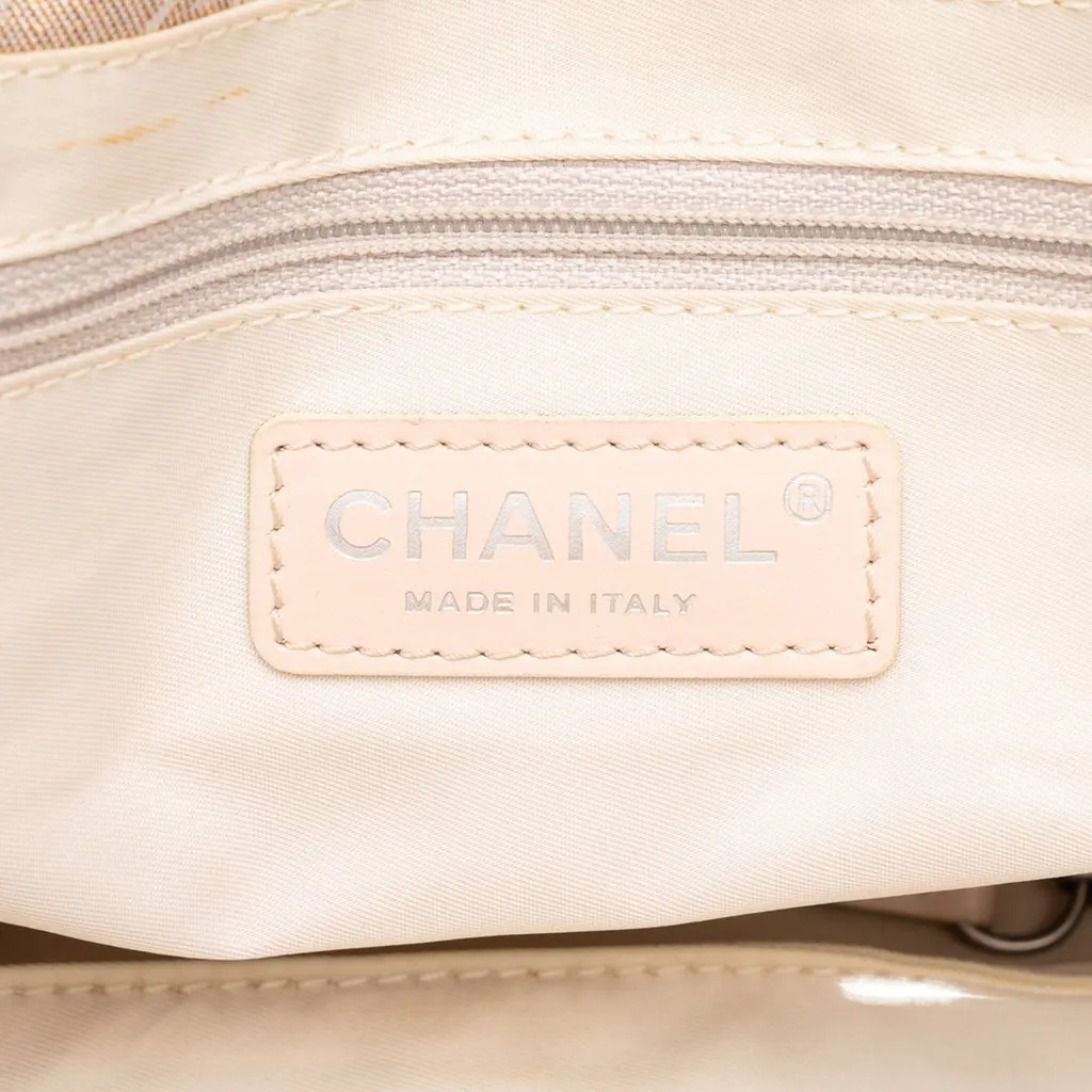 Chanel New Travel Line Nylon Tote Beige Polyamide Very good - Box View