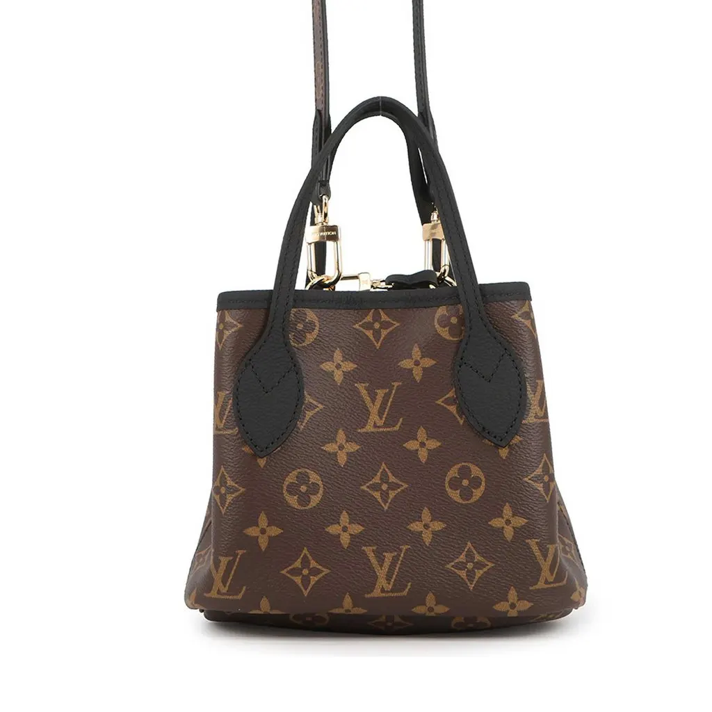 Louis Vuitton Monogram Neverfull Bandouliere Inside Out BB Brown Very good - Back View