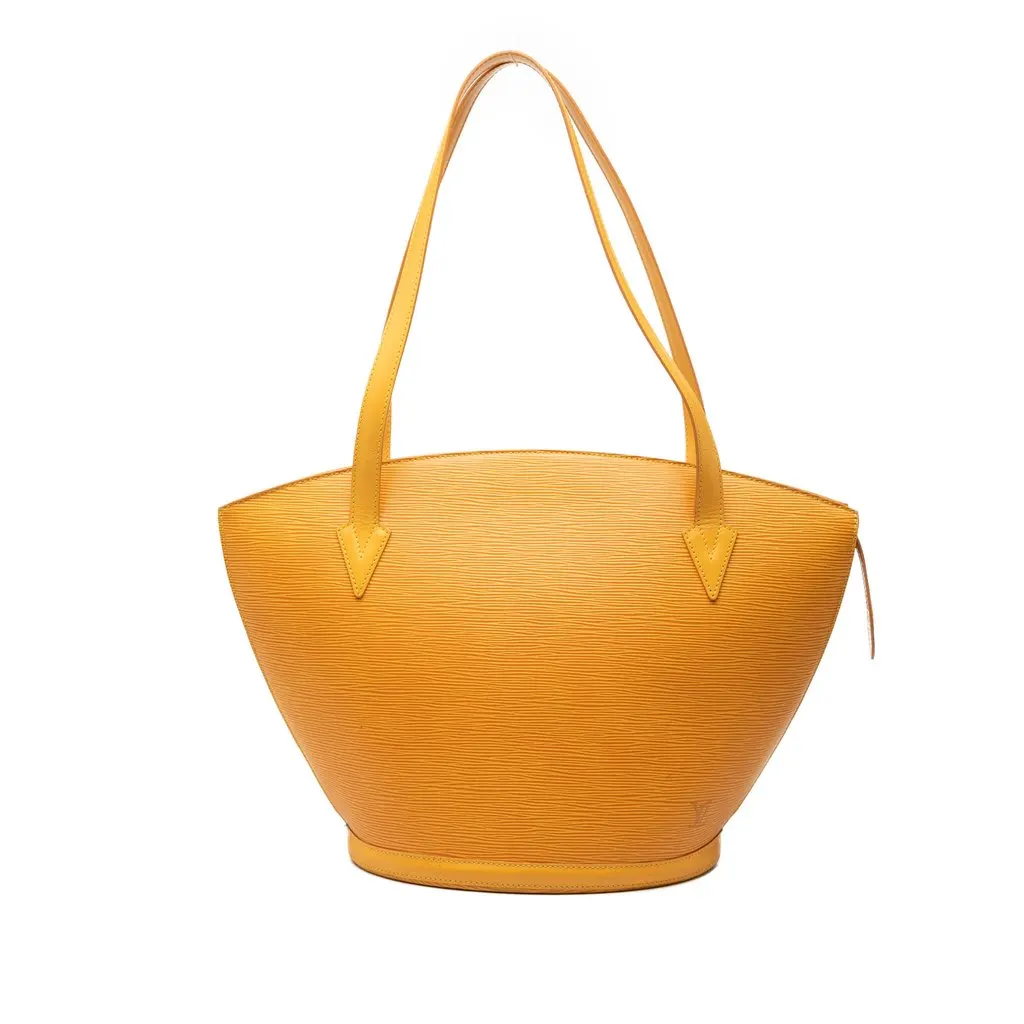 Louis Vuitton Epi Saint Jacques PM Long Strap Yellow Leather Very good - Front View