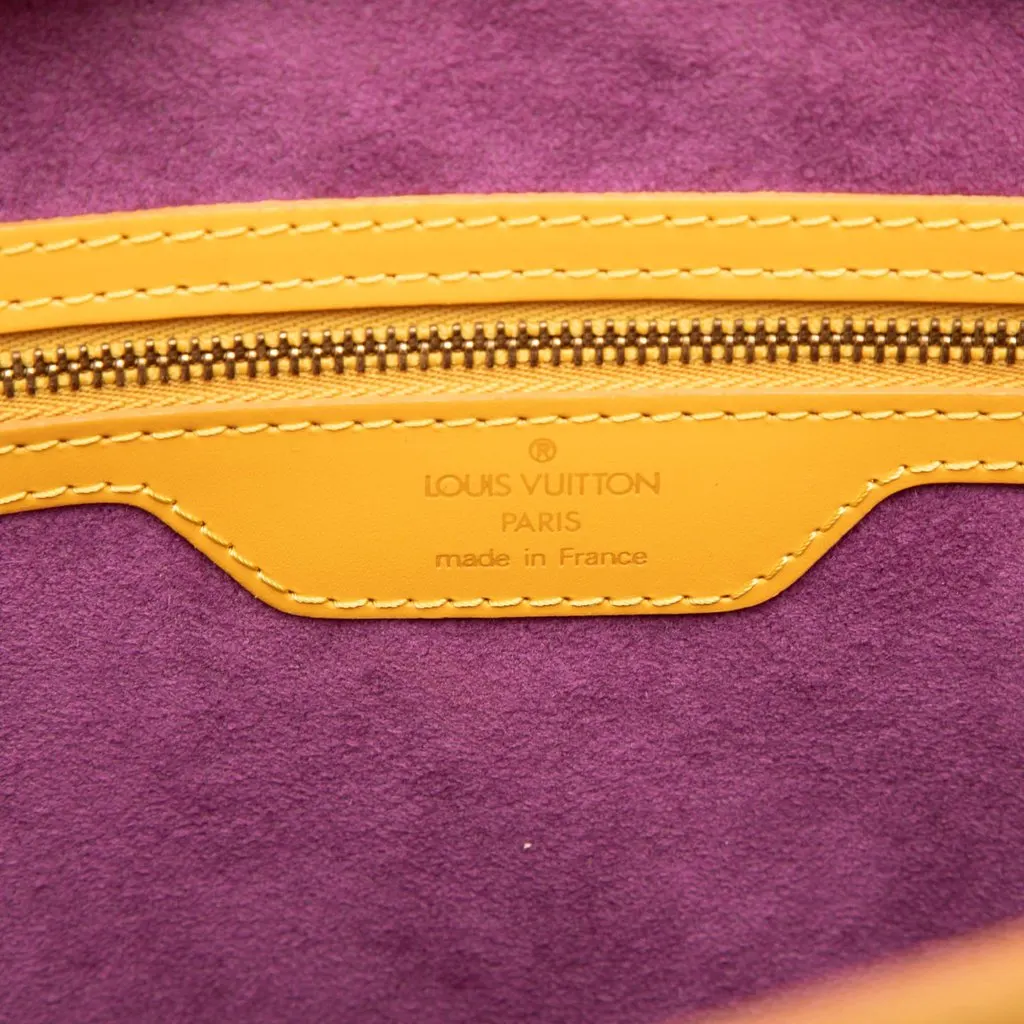 Louis Vuitton Epi Saint Jacques PM Long Strap Yellow Leather Very good - Box View