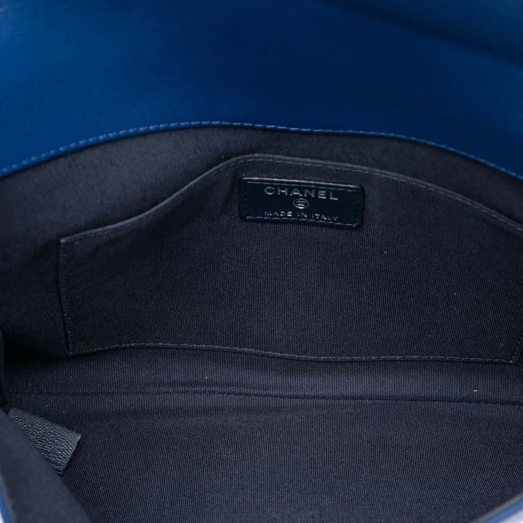 Chanel Lambskin Cocomail Envelope Clutch Black Leather Very good - Model View
