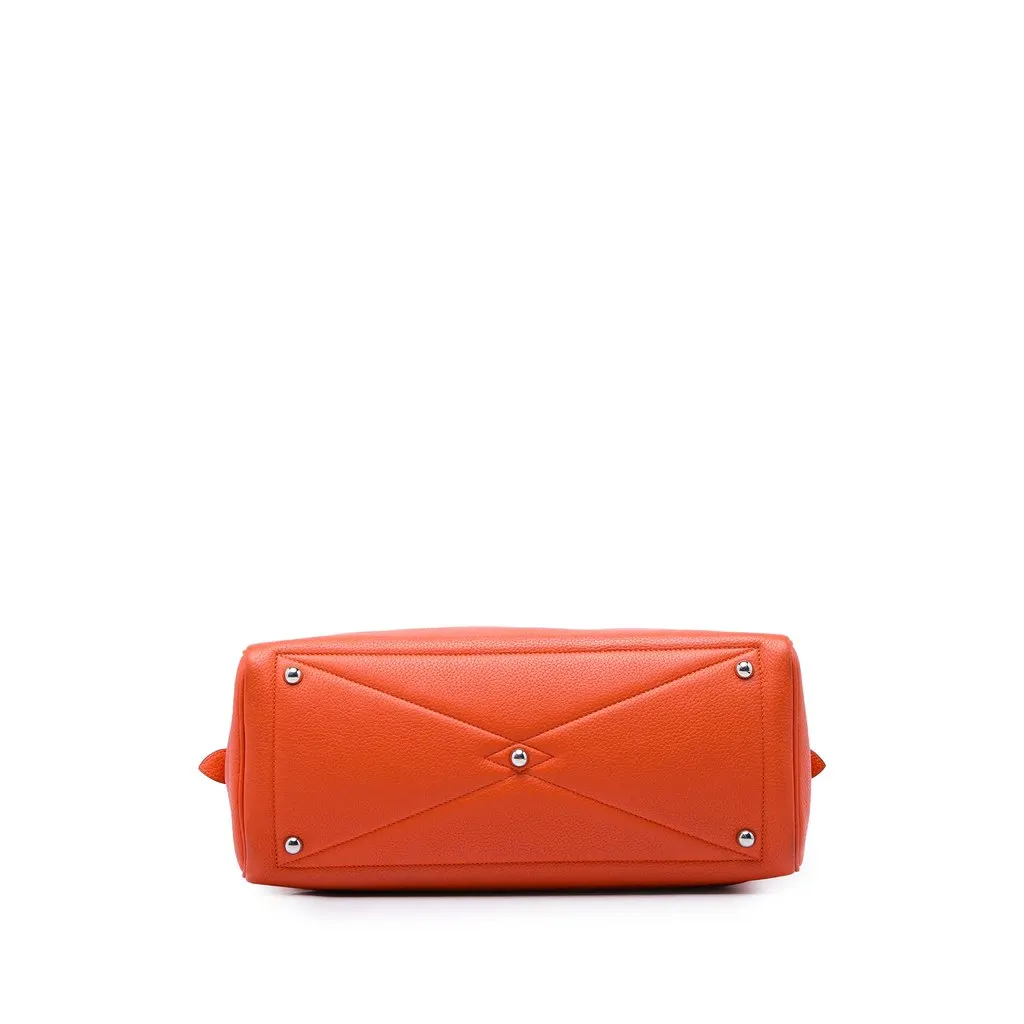 Hermès Clemence Victoria II 35 Orange Leather Very good - Inside View