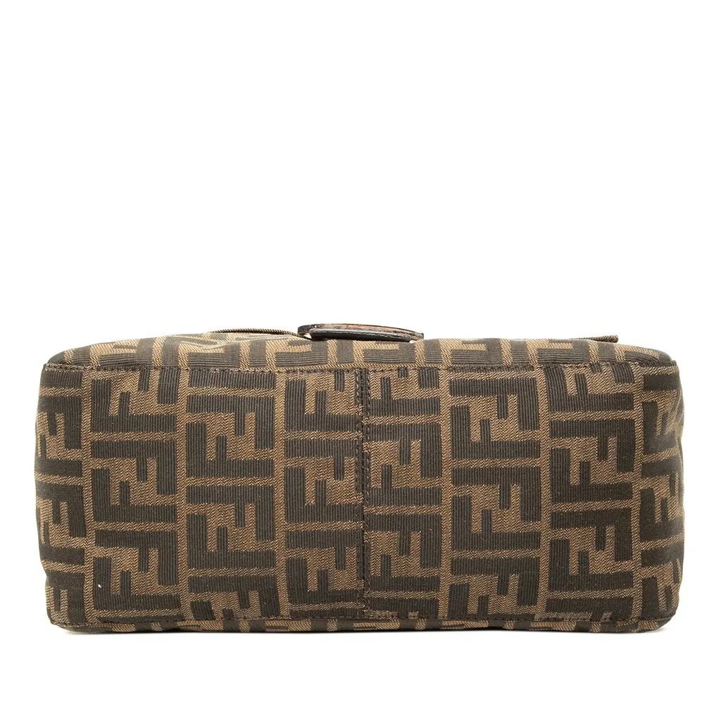 Fendi Zucca Canvas Mamma Forever Brown Canvas Good - Inside View