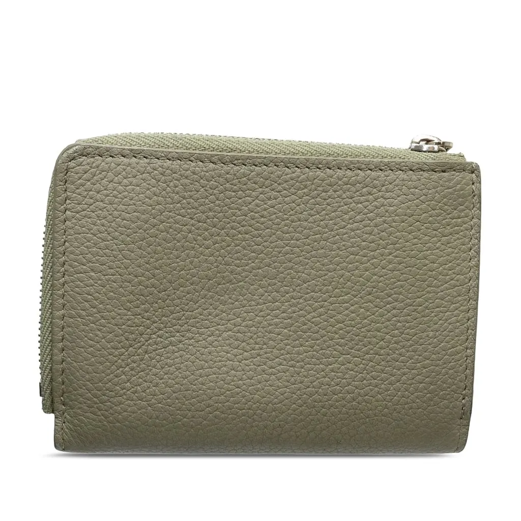 Louis Vuitton Aerogram Pilot Trifold Wallet Grey Leather Very good - Back View