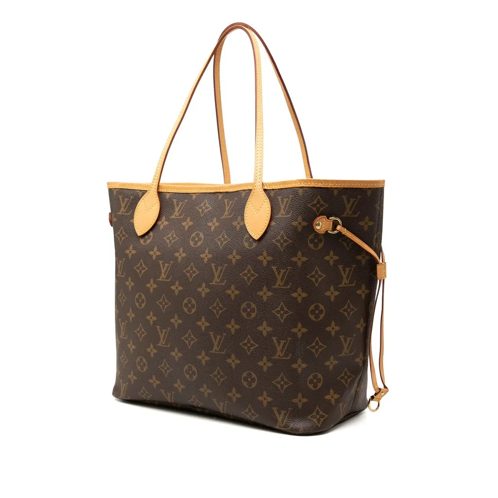 Louis Vuitton Monogram Neverfull MM Brown Very good - Back View