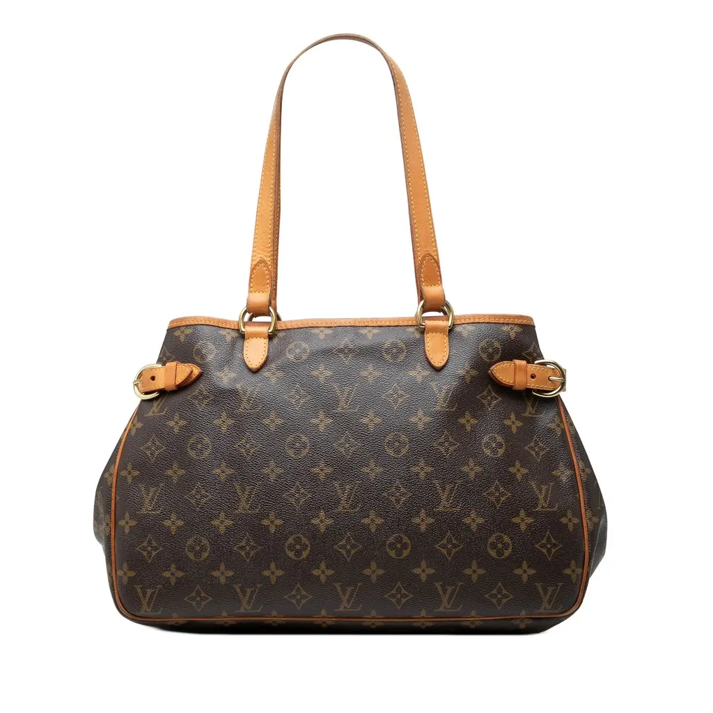 Louis Vuitton Monogram Batignolles Horizontal Brown Canvas Very good - Front View
