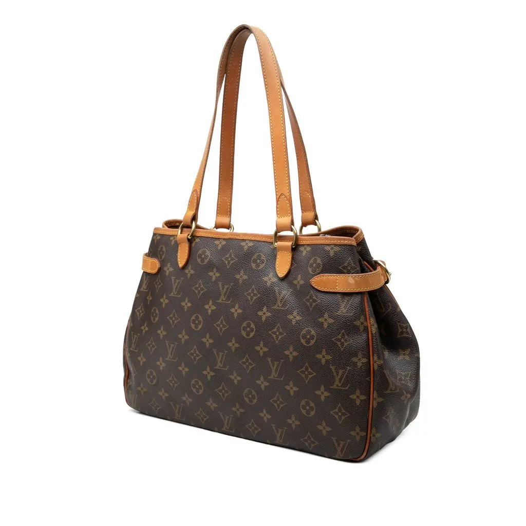 Louis Vuitton Monogram Batignolles Horizontal Brown Canvas Very good - Back View