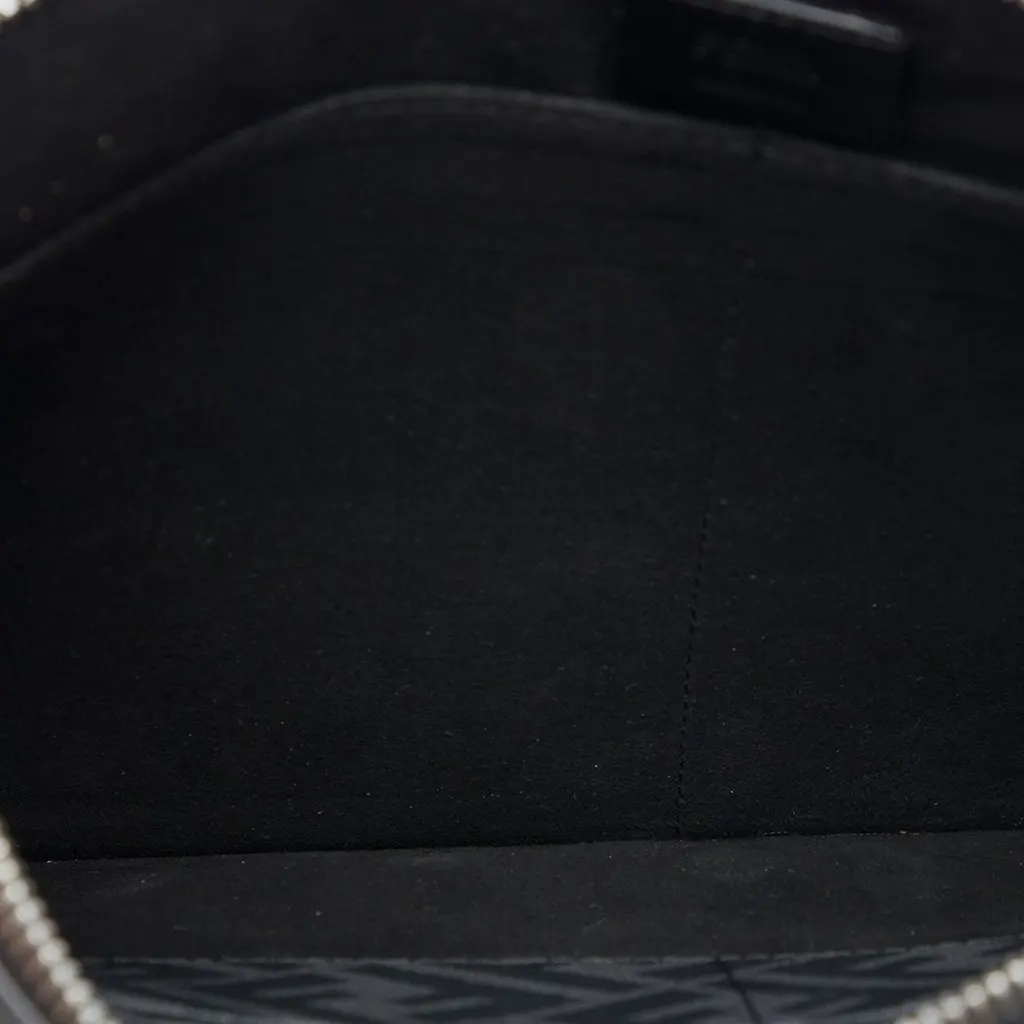 Fendi Zucca Coated Canvas FF 1974 Diagonal Logo Flat Pouch MultiColor Very good - Model View