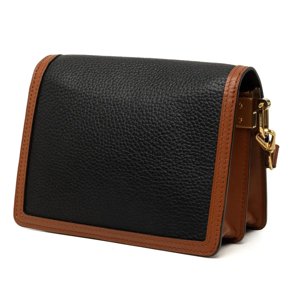 Louis Vuitton Taurillon Mini Dauphine Black Leather Very good - Back View