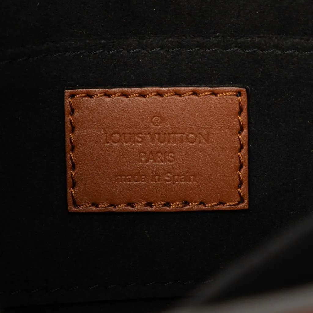 Louis Vuitton Taurillon Mini Dauphine Black Leather Very good - Box View