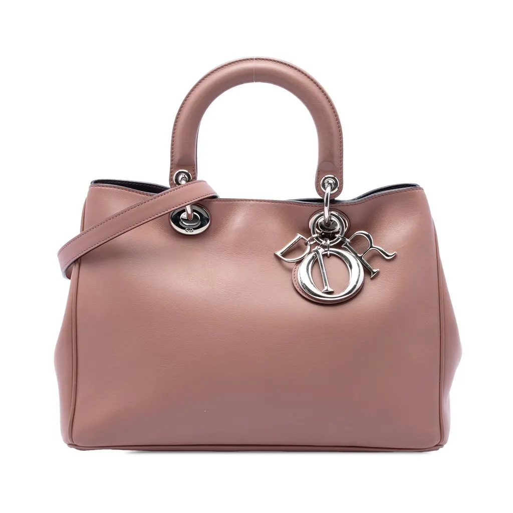 Dior متوسطة جلد Diorissimo حقيبة ساتشيل