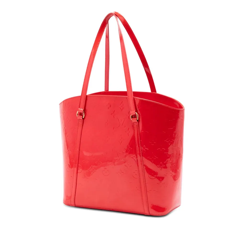 Louis Vuitton Monogram Vernis Avalon GM Red Leather Very good - Back View