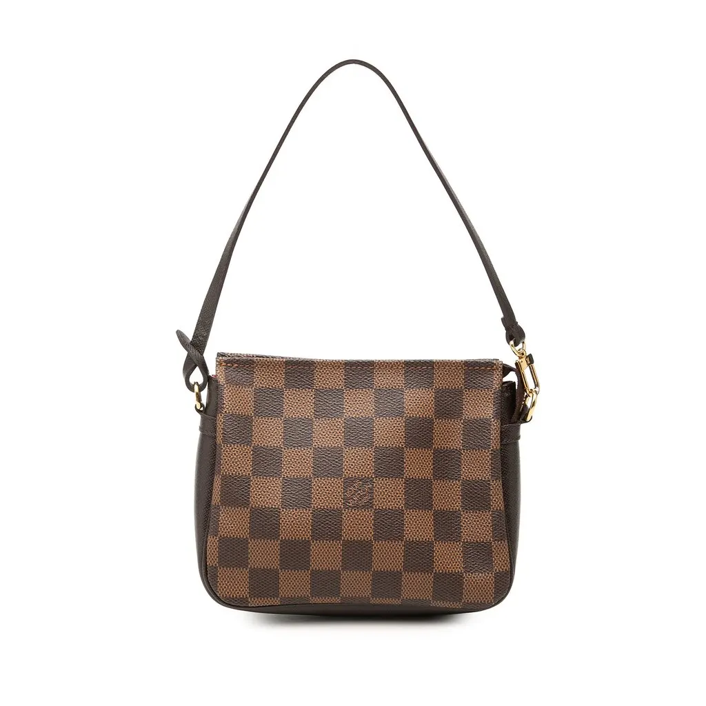 Louis Vuitton Damier Ebene Trousse Pochette Brown Very good - Front View