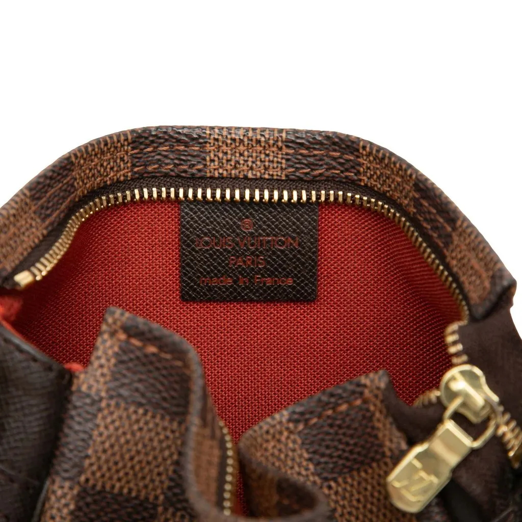 Louis Vuitton Damier Ebene Trousse Pochette Brown Very good - Box View