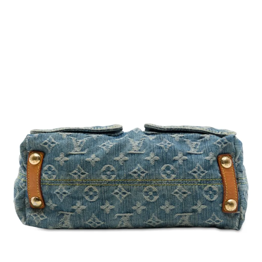 Louis Vuitton Monogram Denim Baggy PM Blue Very good - Inside View