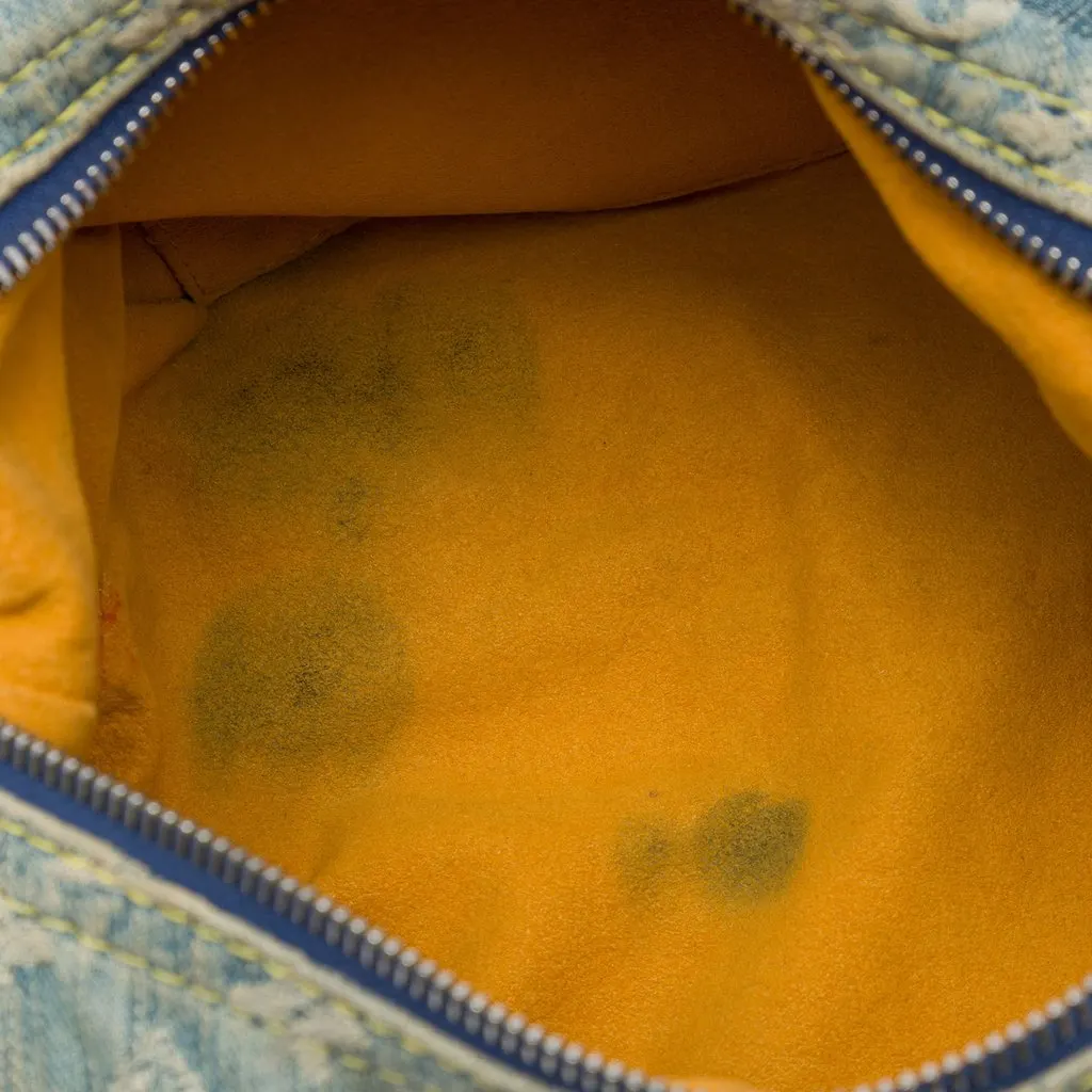 Louis Vuitton Monogram Denim Baggy PM Blue Very good - Model View