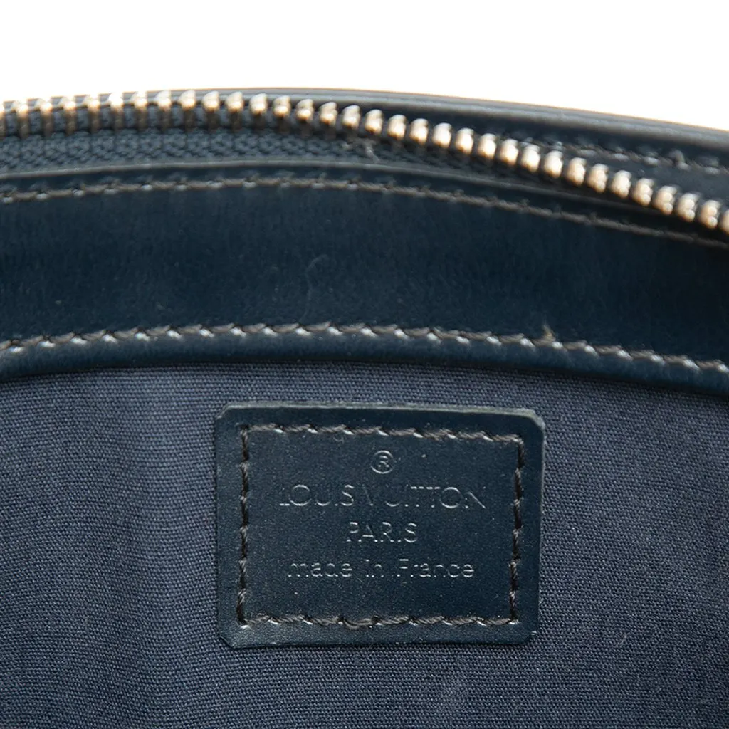 Louis Vuitton Monogram Mat Fowler Blue Leather Very good - Box View