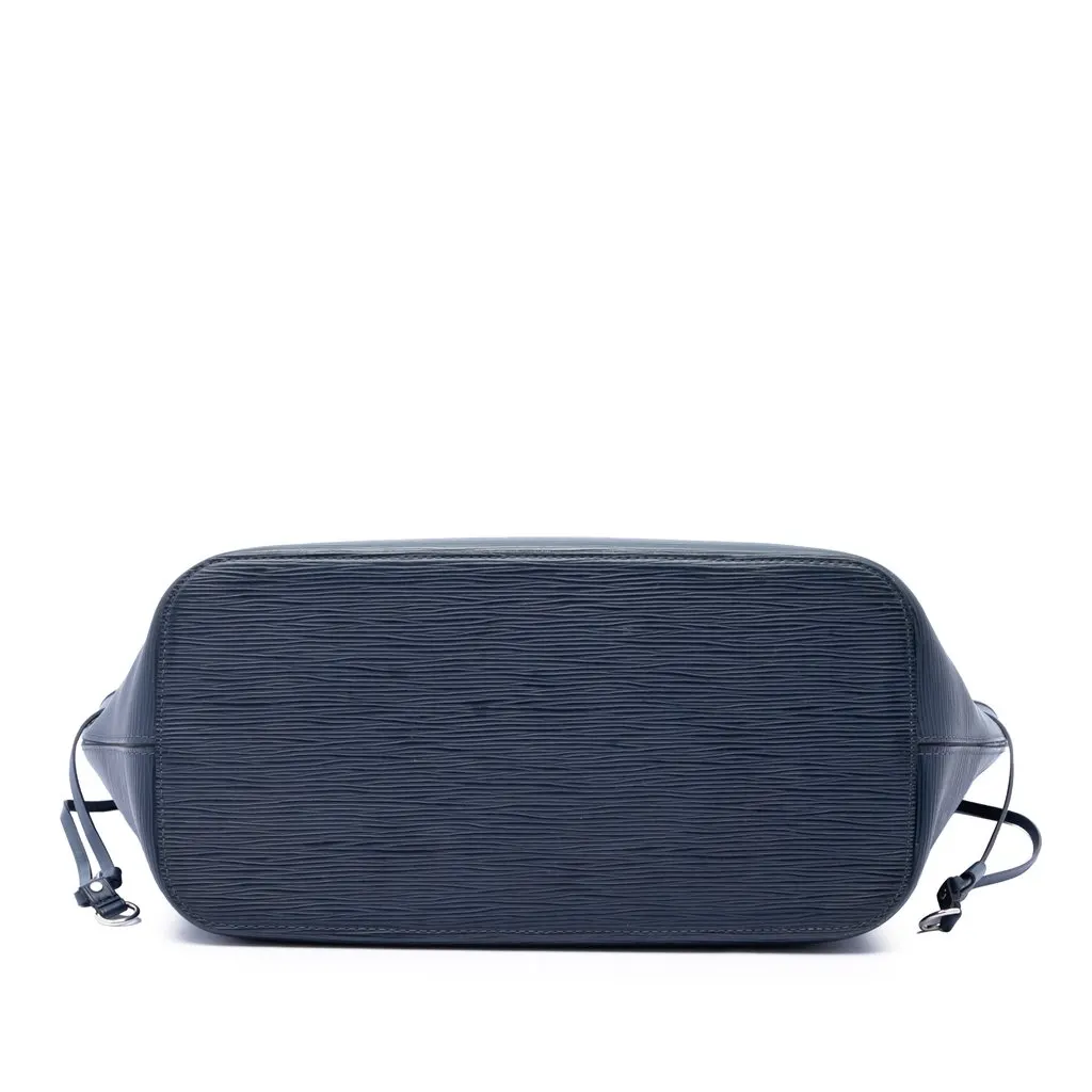 Louis Vuitton Epi Neverfull MM Blue Leather Very good - Inside View
