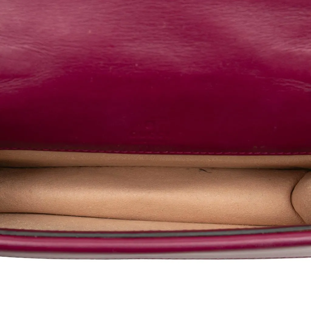 Gucci Mini Velvet Dionysus Crossbody Purple Very good - Model View