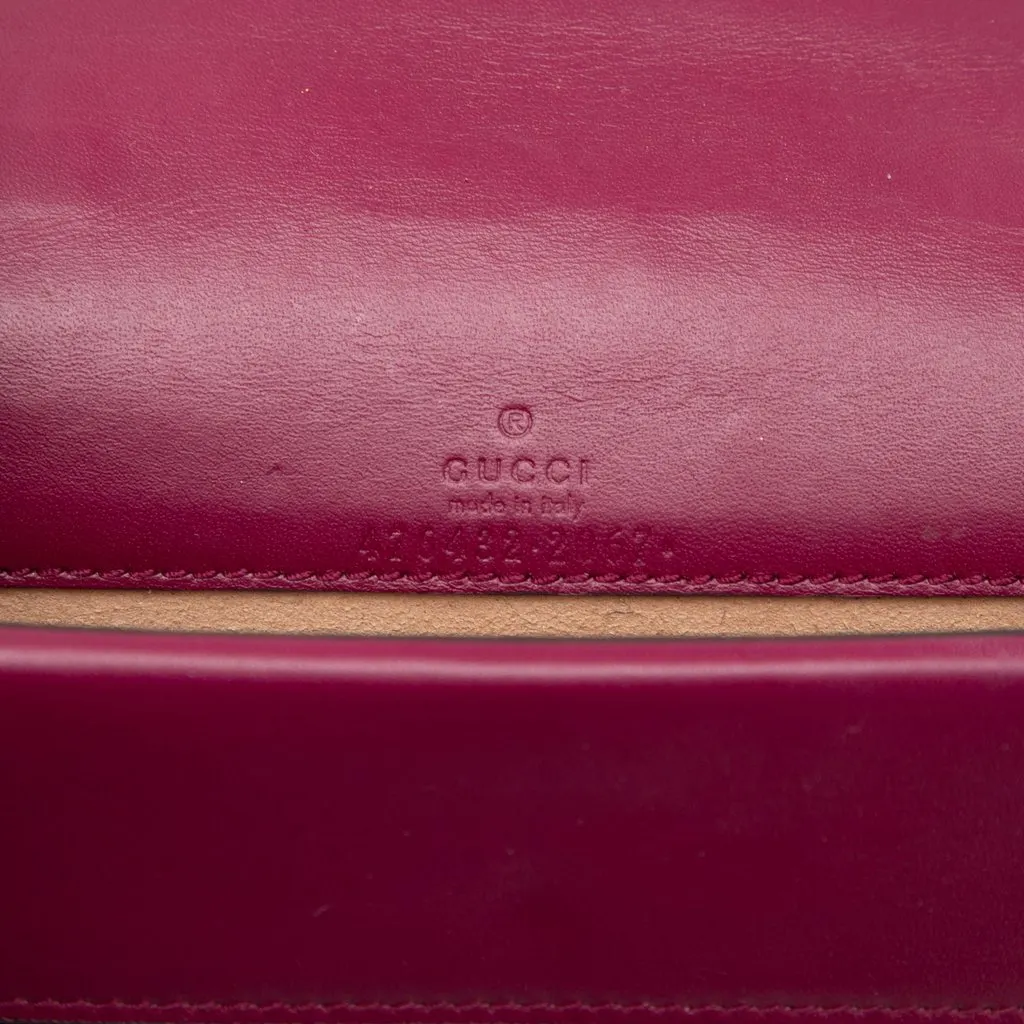 Gucci Mini Velvet Dionysus Crossbody Purple Very good - Box View