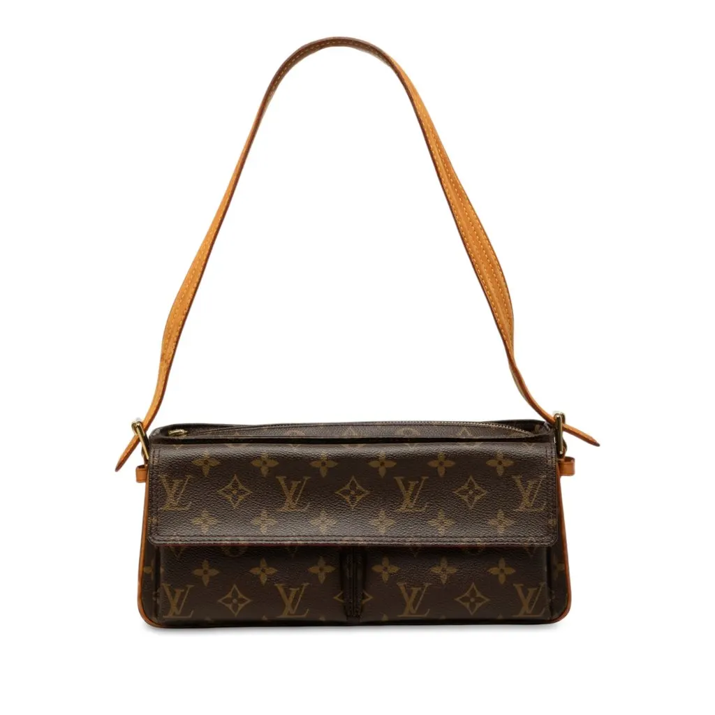 Louis Vuitton Monogram Viva Cite MM Brown Very good - Front View