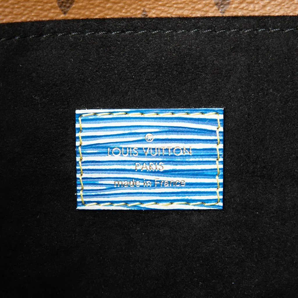 Louis Vuitton Epi Denim and Reverse Monogram Pochette Metis Blue Leather Very good - Box View