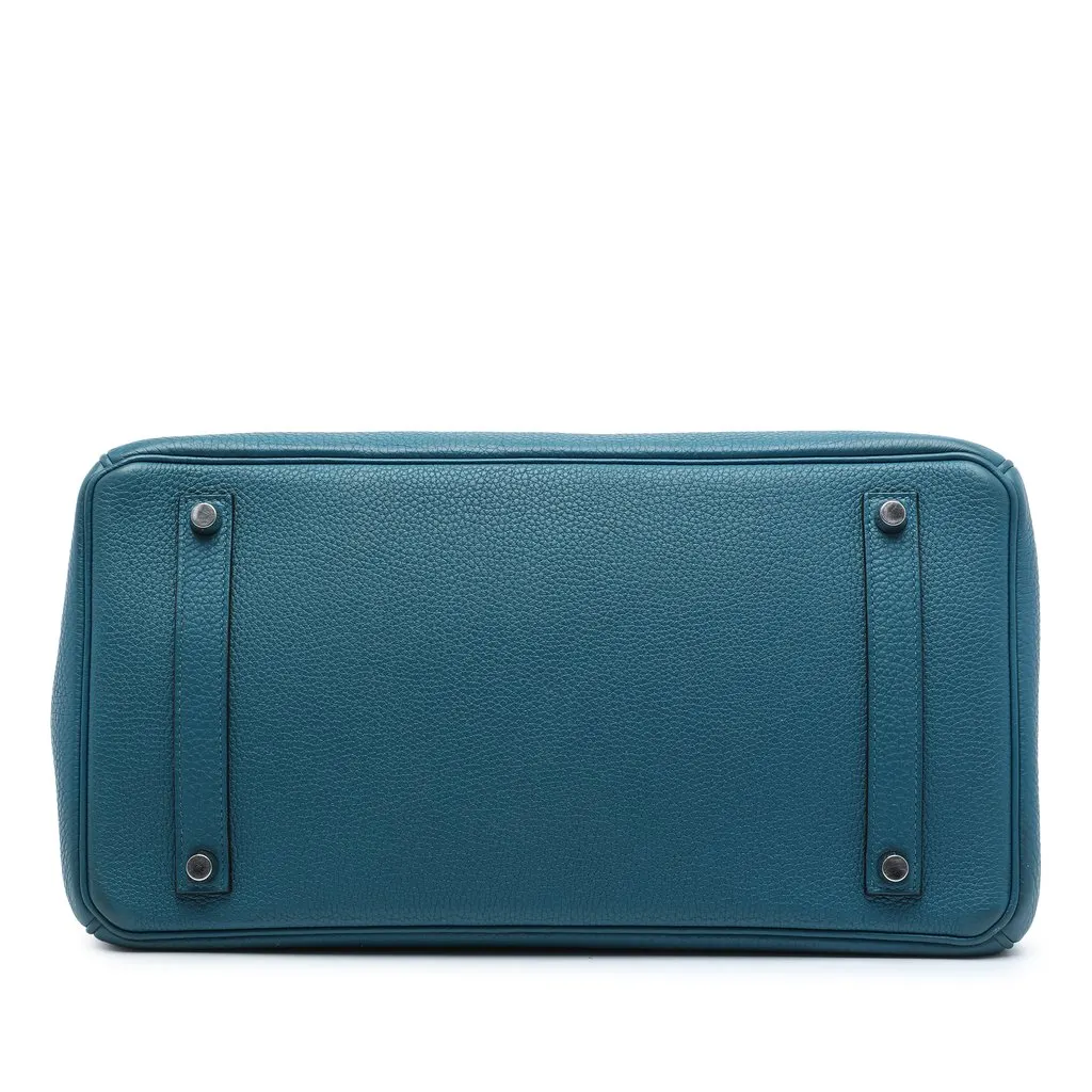 Hermès Togo Birkin Retourne 35 Blue Leather Very good - Inside View